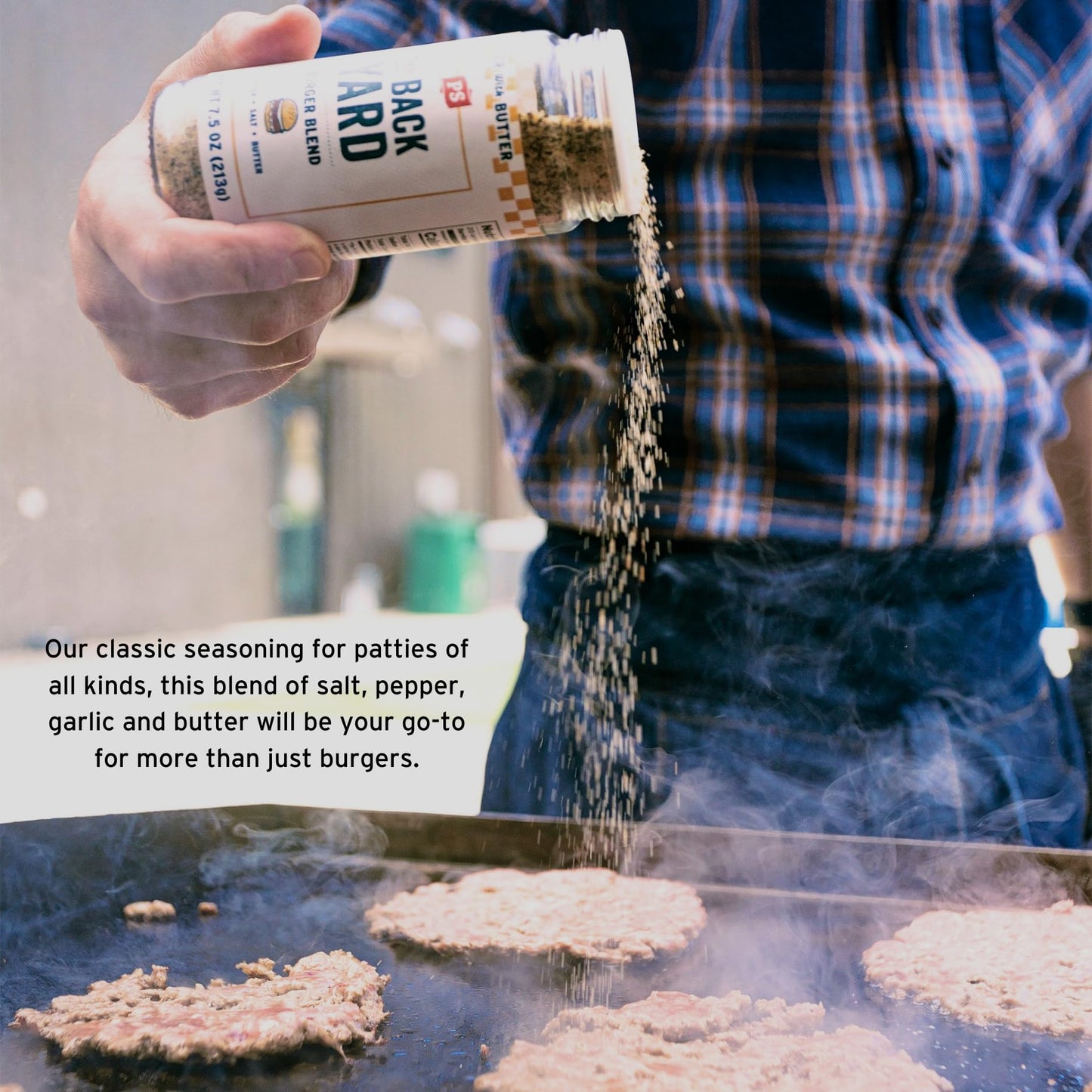 Ps Seasoning The Backyard Better Burger Seasoning - Smash Burger And Steak Seasoning For Grilling - All-Purpose Spg Spice Rub Bl
