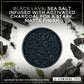 Caravel Gourmet Infused Sea Salt Mega Sampler - Smoked Bacon Chipotle, Salt & Pepper, Garlic Herb, Black Lava - 4 oz Jar 4-Pack