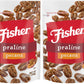 Fisher Snack Praline Pecans, 5.5 Ounces, Resealable Pouch, Made with Whole Mammoth Pecans (Pack of 2)