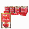 Mutti Whole Peeled Tomatoes (Pelati), 14 oz. | 12 Pack | Italy