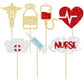 Gyufise 28Pcs Nurse Cupcake Toppers Happy Nurse Week Nursing School Graduation 2024 Cupcake Picks Thank You For Medical Nurse Th