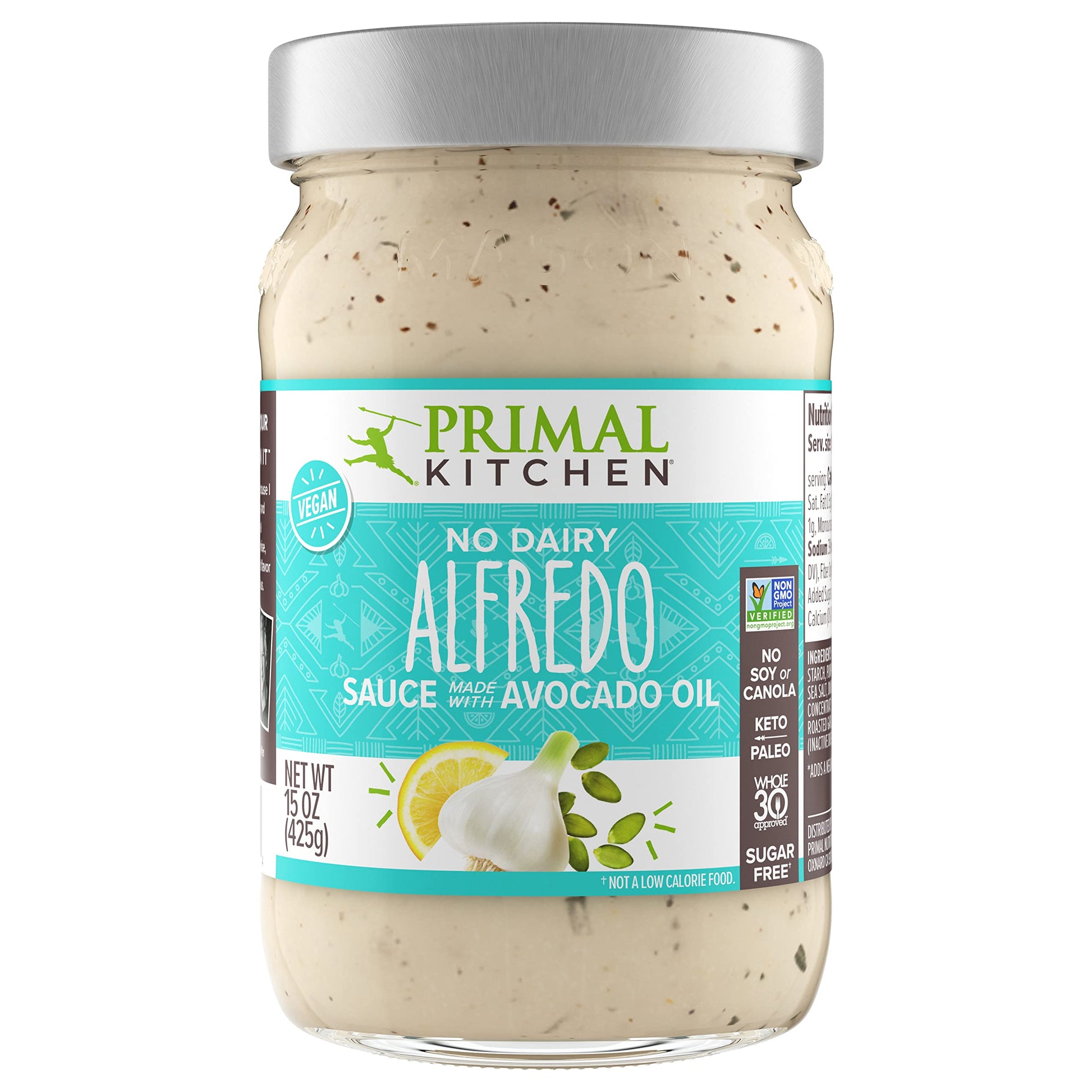 Primal Kitchen, Alfredo Sauce Avocado Oil No Dairy, 454 Gram
