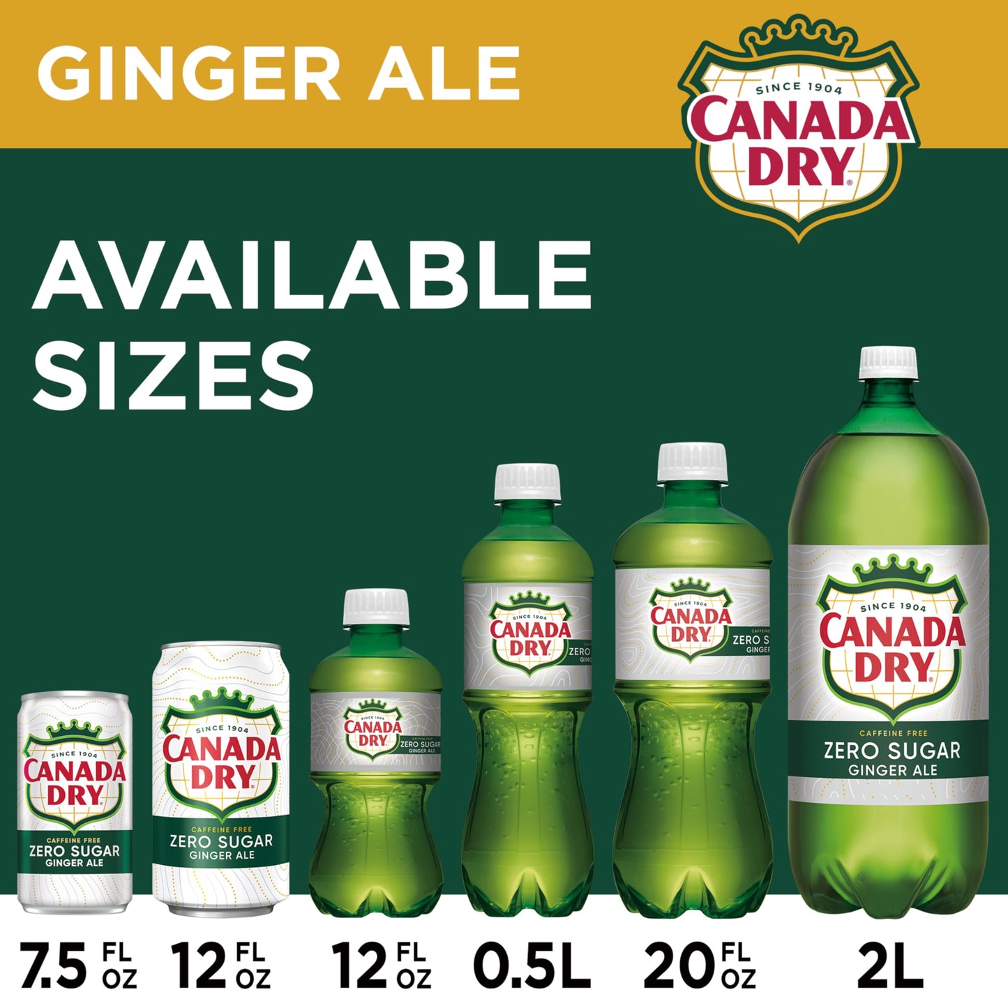 Diet Canada Dry Ginger Ale Soda  7.5 Fl Oz Cans  6 Pack
