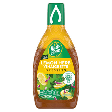 Wish-Bone Extra Virgin Olive Oil Blend Lemon Herb Dressing, 15 Fl Oz