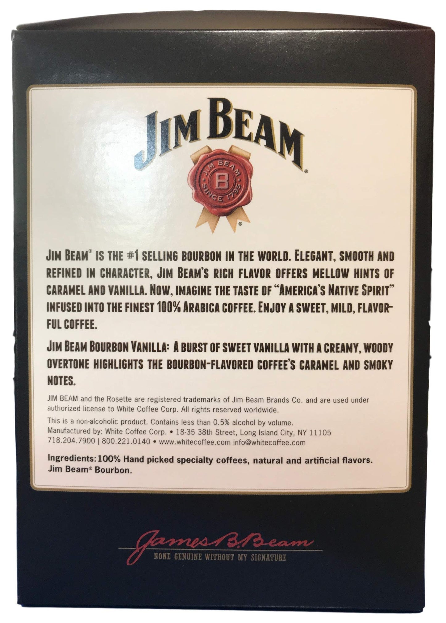Jim Beam spirit-inspired flavor Vanilla Coffee Pods, 18 Count, Compatible with Keurig 2.0