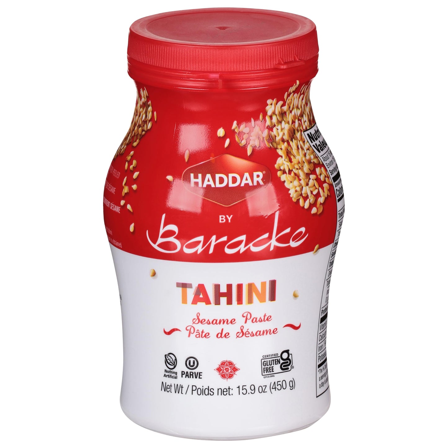 HADDAR Tahini Sesame Paste, 15.9 OZ