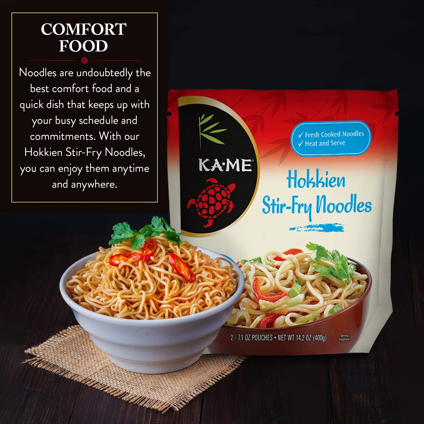Ka Me Noodle 2Pk Strfry Hokkien