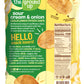 REAL FOOD FROM THE GROUND UP Cauliflower Chips - Sour Cream & Onion - 6 Pack Snack Bags - 21 Ounce