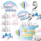 Laventy On Cloud 9 Cake Decoration On Cloud 9 Birthday Cake Topper 9 Birthday Cake Decoration On Cloud 9 Party Supplies Cloud Ca