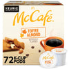 Mccafe Toffee Almond Coffee, Keurig Single Serve K-Cup Pods, 72 Count