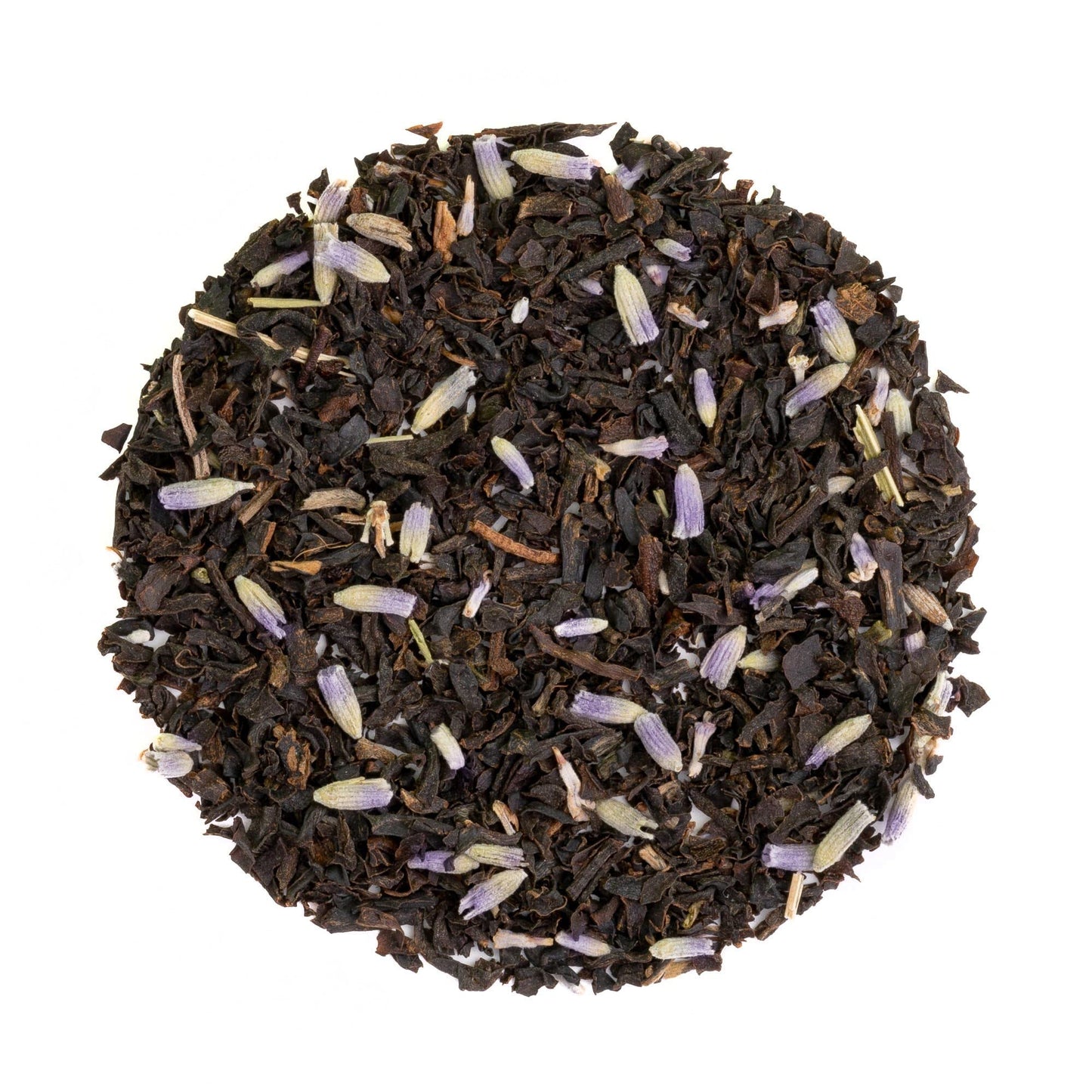 Heavenly Tea Leaves Organic Black Lavender Loose Leaf Tea, 4 oz., Strong & Brisk, Great for Hot or Iced Tea, Naturally Caffeinated