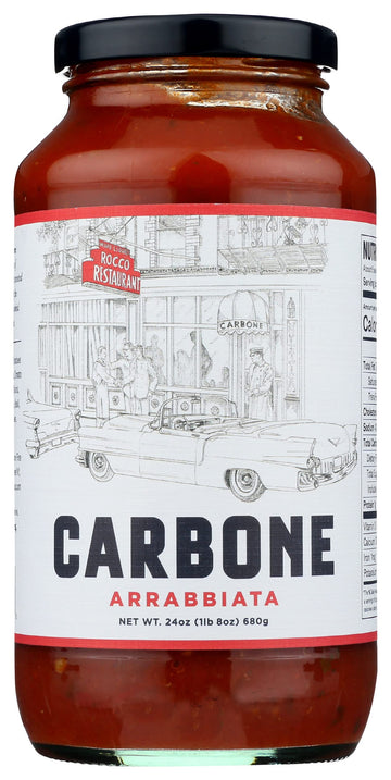 Carbone Arrabbiata Pasta Sauce, Fat Free, Non GMO, 24 Ounce (Pack of 6)