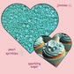 Confect Mint Green Pearls & Jimmies | Sprinkles For Cakes & Cupcakes Decoration | Bottle Frosted Mint Green Sprinkles | Vegan, G