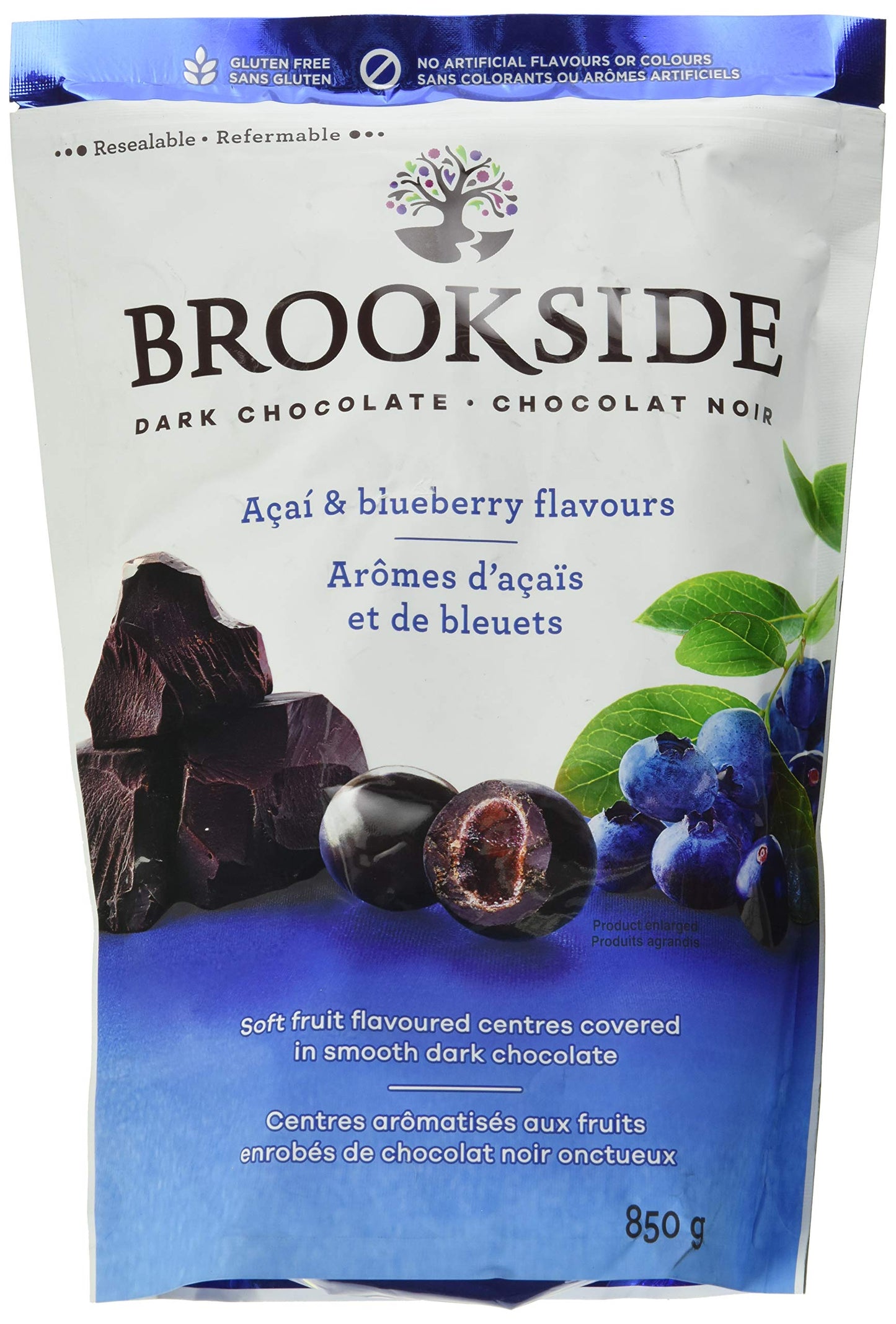 Brookside Chocolate Acai & Blueberry 850G/30 Oz. Chocolates {Imported From Canada}
