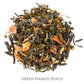 Tea Forte Organic Green Tea, Makes 35-50 Cups, 3.53 Ounce Loose Leaf Tea Canister, Green Mango Peach