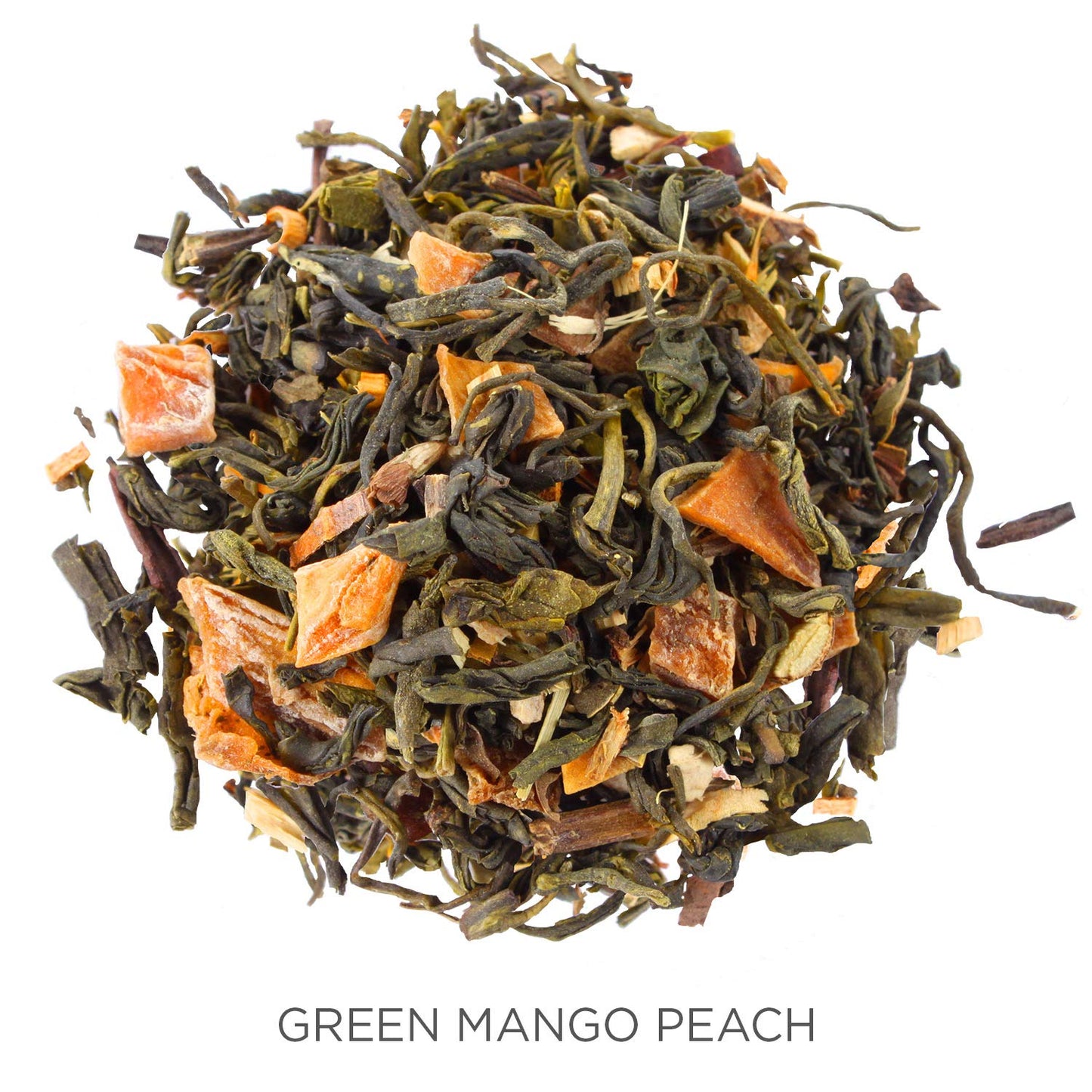 Tea Forte Organic Green Tea, Makes 35-50 Cups, 3.53 Ounce Loose Leaf Tea Canister, Green Mango Peach