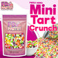 Freeze Dried Candy Tarts Mini Crunch- Light Crunchy Sweetness, 4 Oz Flavors- Variety Mixed Fruit Punch. Tarts Mini Resealable Ba