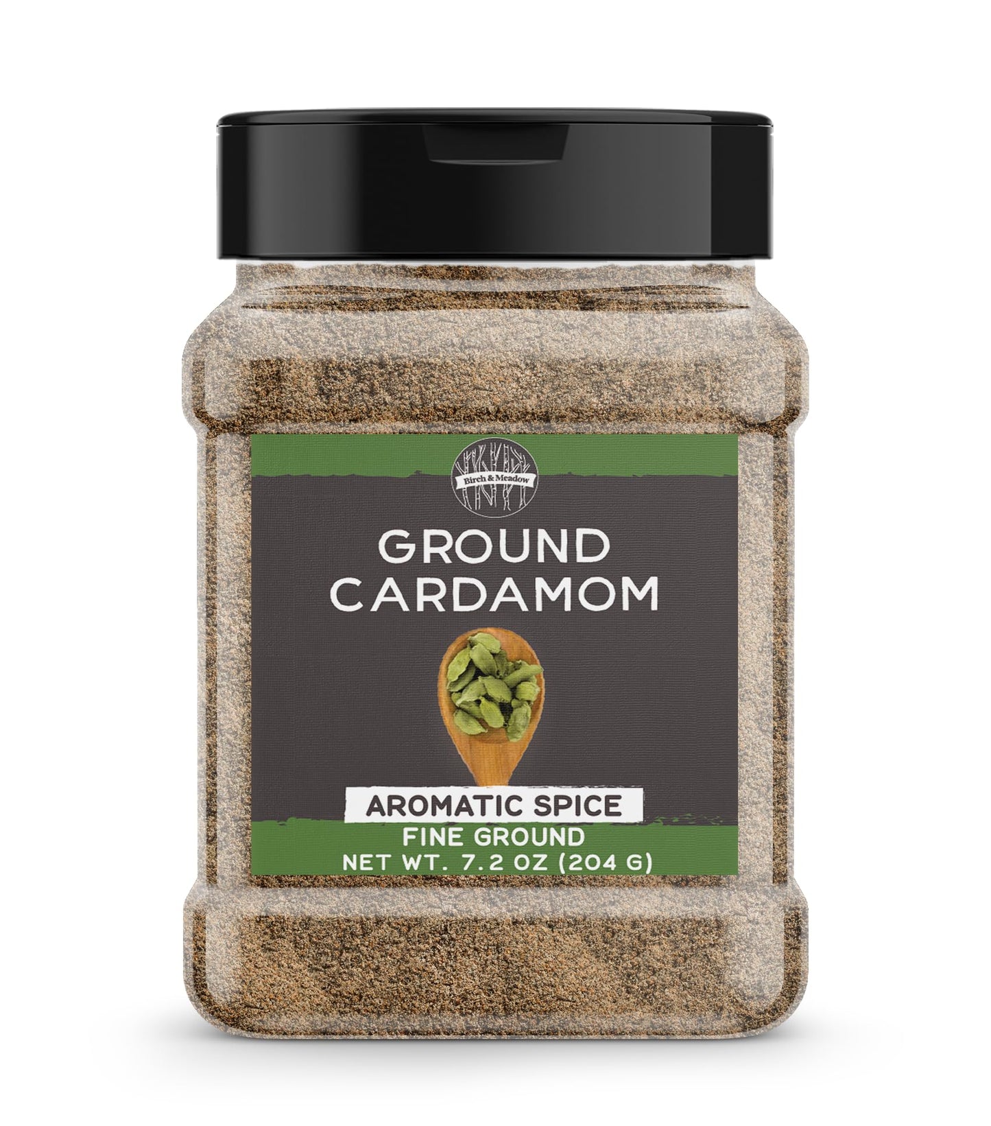 Birch & Meadow Ground Cardamom, 7.2 oz, Spicy & Fruity, Versatile Spice