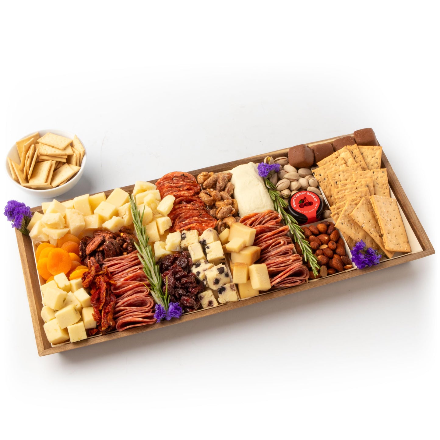 Nibble Charcuterie Value Enhanced Meat & Cheese Board, Ready To Serve Charcuterie Board For Birthday, Thank You, Parties, Corporate Gifts, Serves 6-9