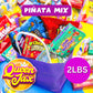 Pinata Candy Mix- Assorted Candy Variety Pack - 2 Lb - Individually Wrapped - Piata Mix - Sour Candies, Bubble Gum, Fruity Sweet