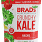Brads Plant Based Organic Crunchy Kale, Nacho, 6 Bags, 12 Servings Total