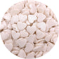 Ncs Pearl White Heart Edible Sprinkles, 8 Ounces