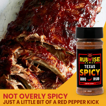 Five Star Seasonings RubWise BBQ Brisket Rub, Spicy Dry Spice Blend, 16 oz, No MSG