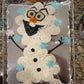 YOcity 50PCS Edible Snowflakes Cake Decorations, Wafer Paper, 1.9 inches, Blue+White Mix, Frozen Theme Party Supplies