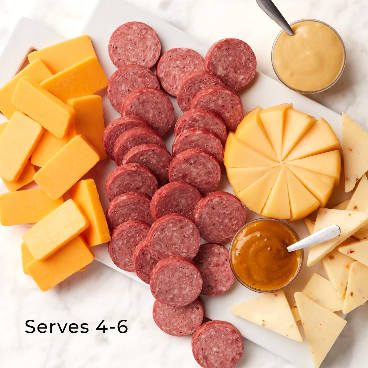 Hickory Farms Farmhouse Meat And Cheese Food Gift Basket (Large) - Box Set | Charcuterie Board Food | Summer Sausage | Father'S