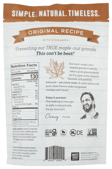 Nuthouse Granola Original Recipe Granola, 12 Oz