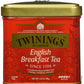 Twinings English Breakfast Loose Tea, Robust Black Tea Leaves, 3.53 Ounce Tin, Caffeinated, Smooth Flavor, Pack of 1