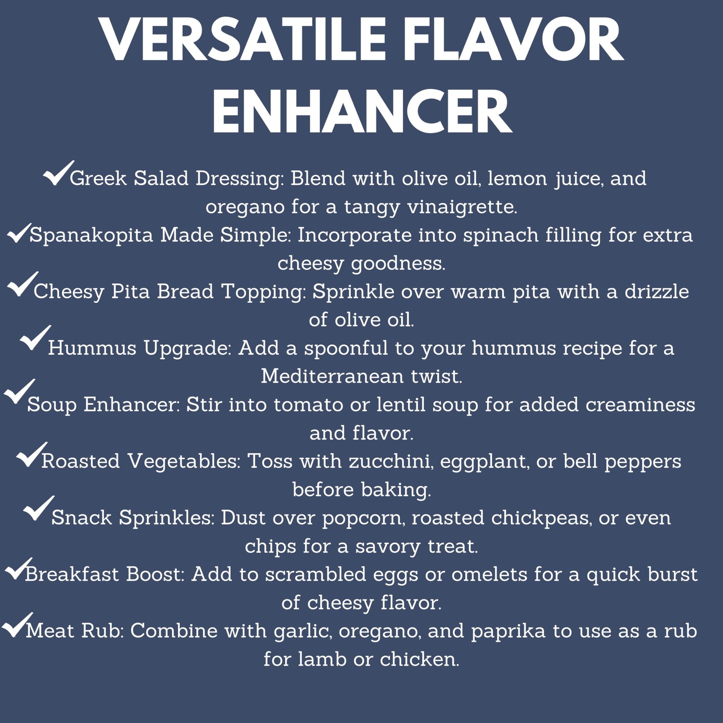 Feta Cheese Powder - Mediterranean Seasoning, Feta Seasoning For Popcorn, Hummus, Pasta, Roasted Veggies - Powder Cheese For Sal