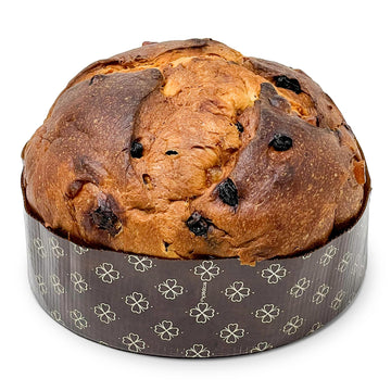 Food to Live Organic Italian Panettone, Pack of 2, Traditional Holiday Cake with Raisins & Candied Orange Peel, 750g (1.65 lb)