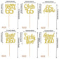 24Pcs Gold Happy 65Th Birthday Cupcake Toppers Sixty Five Straight Outta 1960 Cupcake Picks Cheers To 65 Lengend Since 1960 Cake