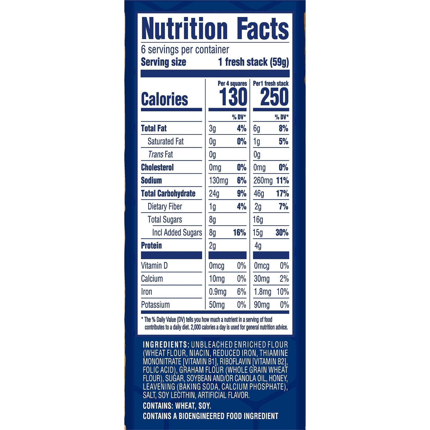 Honey Maid Fresh Stacks Graham Crackers, 12.2 oz (6 Stacks)