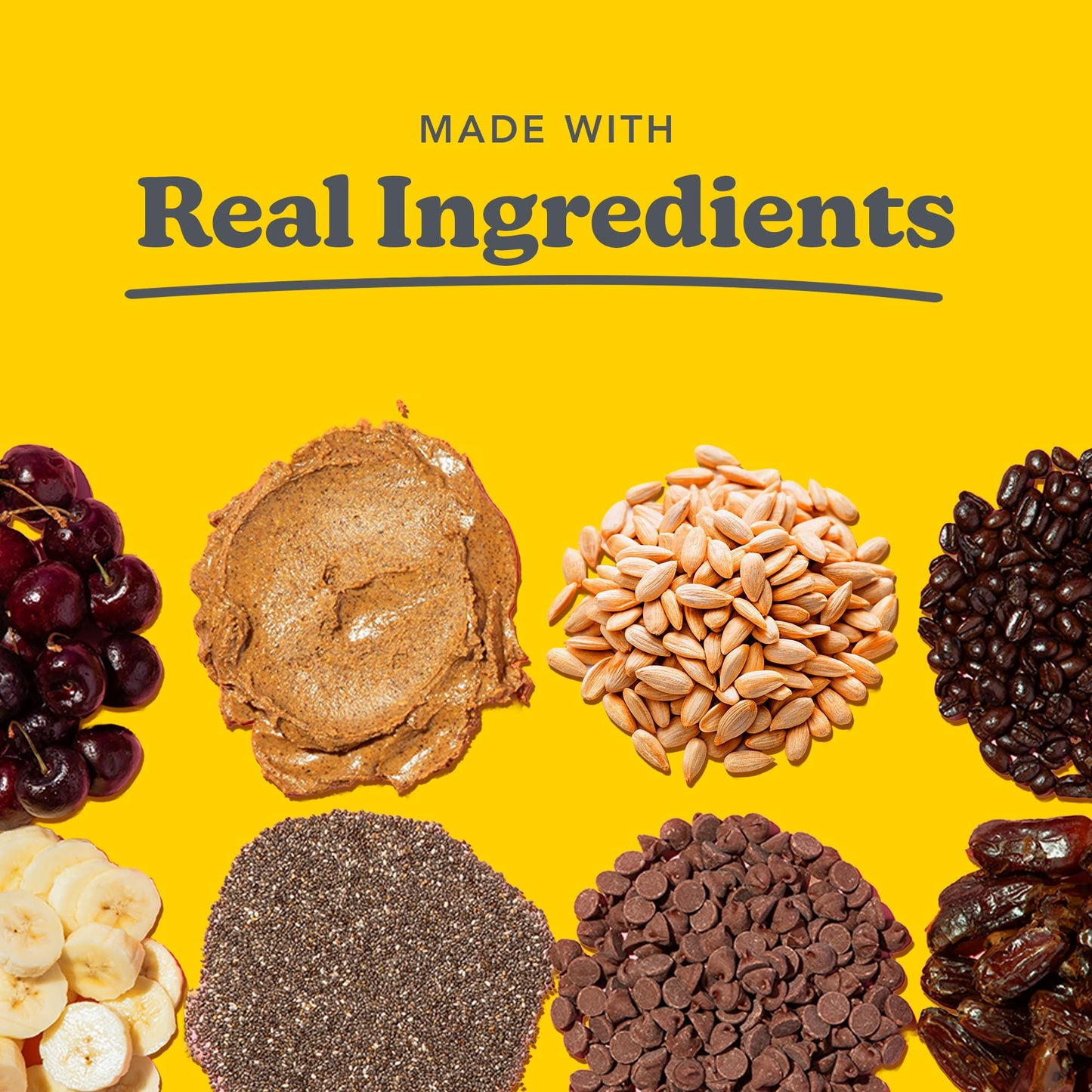 Love + Chew Soft Baked Protein Cookies, Gluten Free | (18) Count Sunflower Banana Bread Minis | Vegan, Paleo, Non GMO and Packed