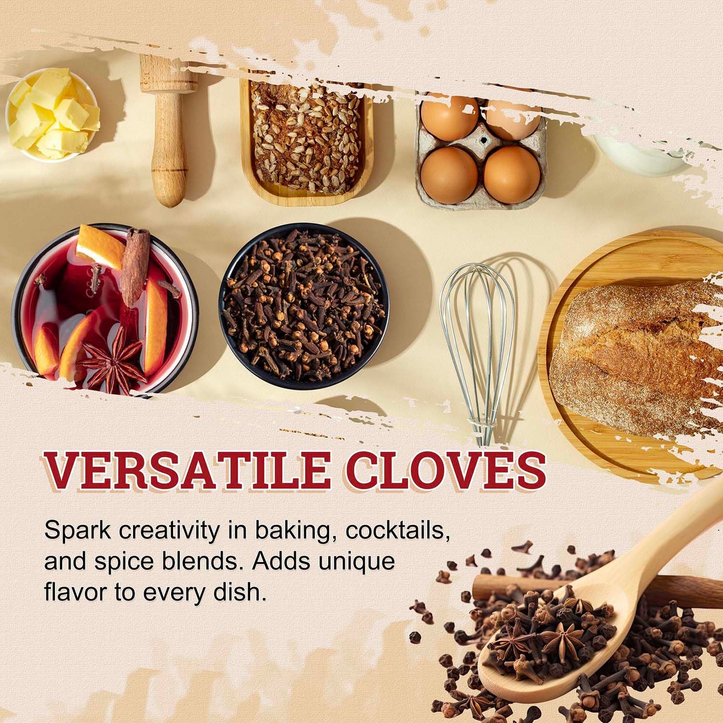 52Usa Cloves Whole 3.5 Oz (Pack Of 1), Great For Food, Tea, Baking And Meats, All Natural | Non Gmo | Kosher | Vegan | Gluten Fr