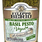 Filippo Berio Pesto, Vegan Basil, 6.7 Ounce Glass Jar