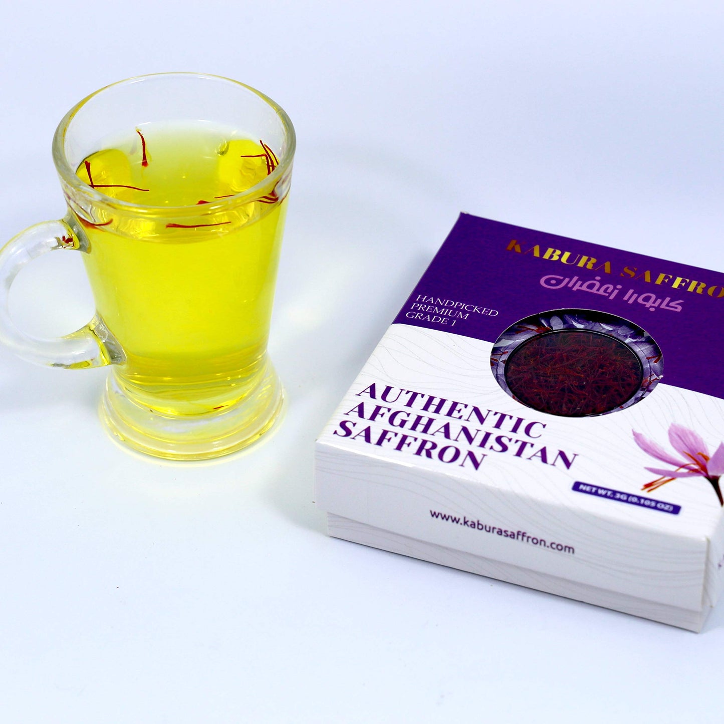 Kabura Saffron, Authentic Afghanistan Saffron Threads All-Red Saffron Spice For Tea, Rice, Milk, Soups, Chicken, Curry, Dessert,