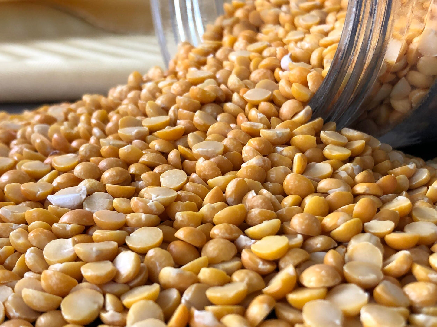 Split Yellow Lentils | Chana Dal | By Dasher'S Spice & Beans | 8 Lb
