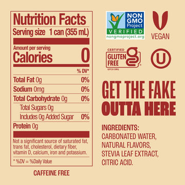 Zevia Zero Sugar Soda, Ginger Root Malt-Inspired, 12 Oz Cans (24-Pack) – Naturally Sweetened, Zero Calorie Sugar Free Soda - Non-Gmo Project Verified, Gluten-Free, Vegan