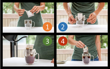 Tribo Coffee Single-Serve Portable Pour Over Drip Coffee - Campfire Blend - 10 Servings (Medium-Dark Roast)