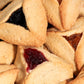 Shortbread Cookies | Hamentaschen Cookies Individually Wrapped [12 Count] Apricot, Prune, Raspberry | Purim Gift Basket | Mishlo