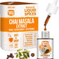 Spice Drop Chai Masala Extract - Tea, Coffee, Latte - Premium Quality & Rich Aroma, Authentic Indian Spices Blend Extract With N