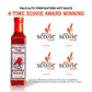 Palo Alto Firefighters Pepper Sauce (8.5oz) - Pack of 2 - Salt Free Pepper Plant Hot Sauce, No Sodium Hot Pepper Sauce, No Salt