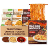 Noodology Szechuan, Shanghai, Taipei Saucy Noodles Dishes, Rich Chinese Flavors Hand-Sliced Thick Noodles Ramen, Sun-Dried, Read