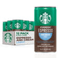 Starbucks Ready To Drink Coffee, Espresso & Cream Light , 6.5Oz Cans (12 Pack) (Packaging May Vary)