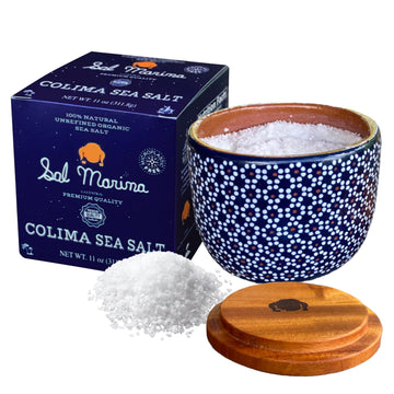 SAL MARINA Sea Salt | Unrefined Kosher Salt 11oz | Vegan Gluten Free Organic Seasoning