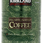Kirkland Signature Dark Rost Fine Grind Decaf Arabica Coffee, 48 Ounce