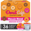 Donut Café - Coffee Gourmet Pods, Classic Blend, Medium Roast – Non-Gmo, Gluten Free – Compatible With Keurig K Cup Malt-Inspired – Smooth & Delicious – 36 Count